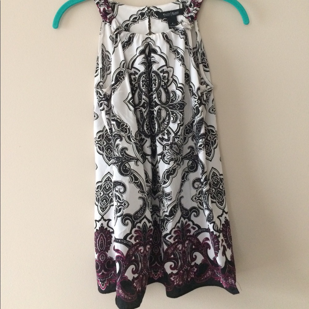 White House Black Market Blouse, Mandala print
